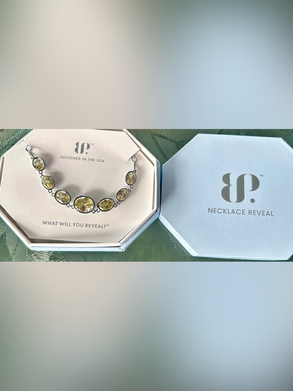 BP OG Lemon Cubic Zirconia. Hematite Plating - Picture 2 of 2